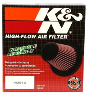 Audi A7 Engine Air Filter - K&N Engineering - Round Drop-In High-Flow Oiled Cotton - `12-`13